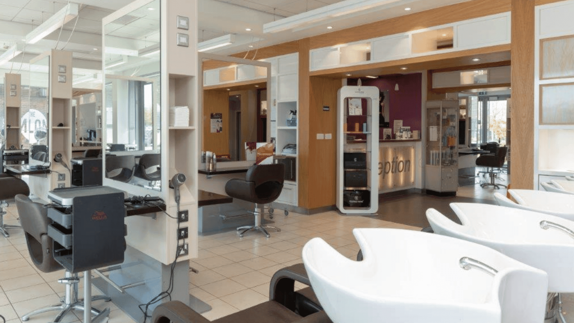 The Salon facilities.