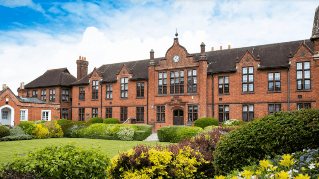 Strode's College building.