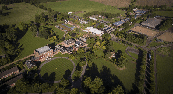 BCA campus aerial view