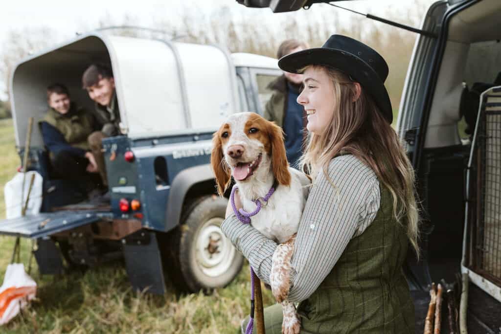 BCA Apprentice holds farming dog
