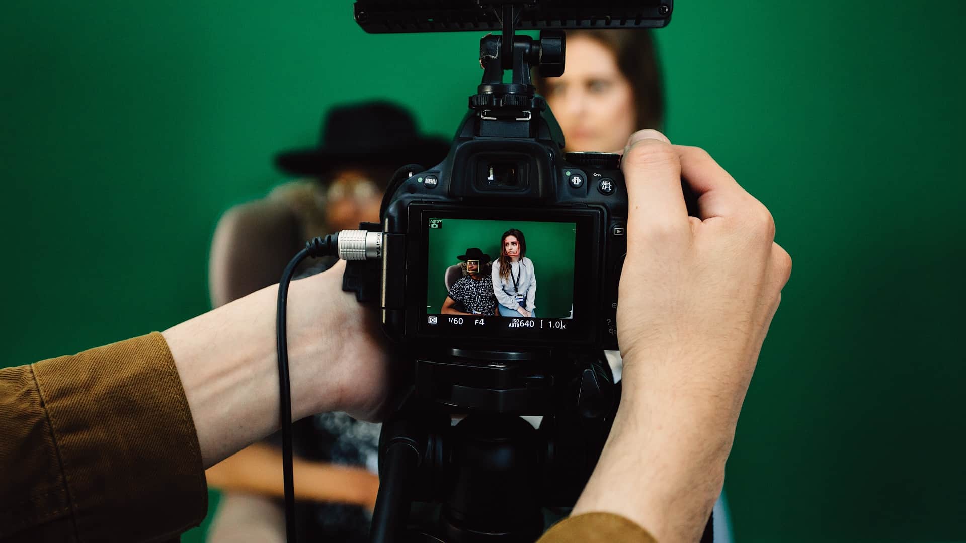 Photo being taken of students with a digital camera