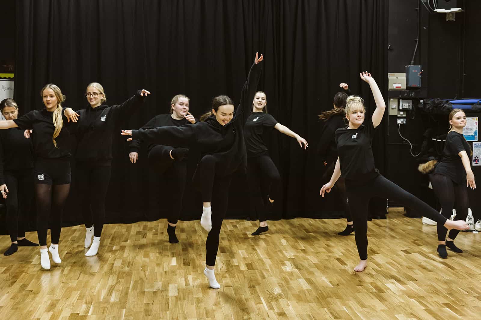 Dance students