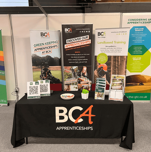 careers fair stand for BCA