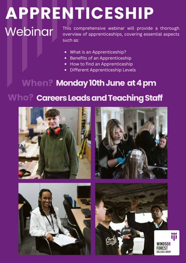 apprenticeships webinar flyer