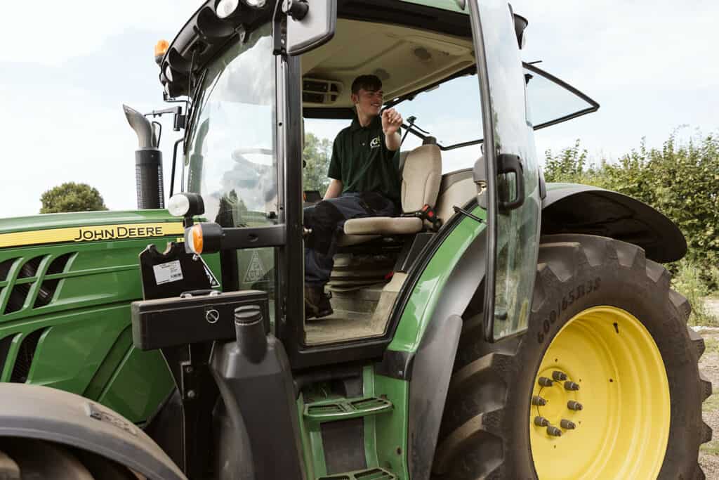 land based engineering tractor