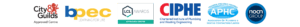Logos from the six awarding bodies and partners