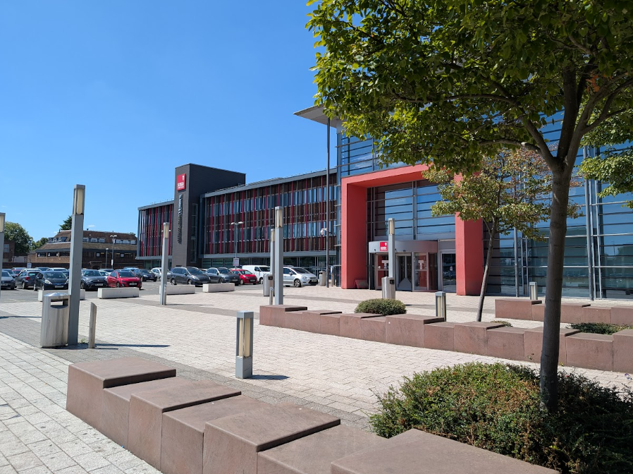 outside of slough and langley college