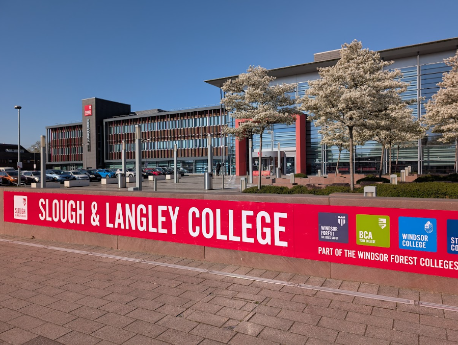 outside of slough and langley college