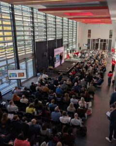 An ariel shot of the 2025 AI Edu Summit