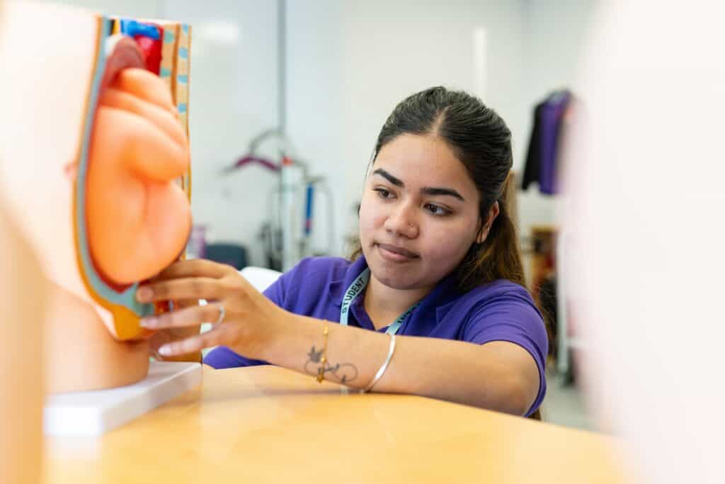 H&S student with a plastic body