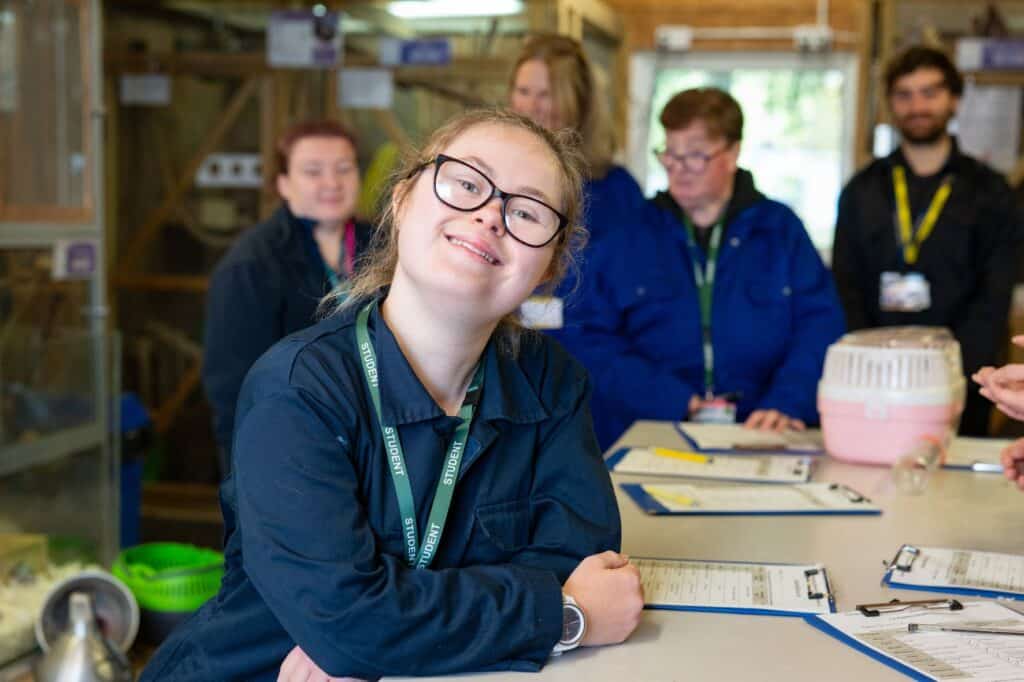 Alfie Student smiling