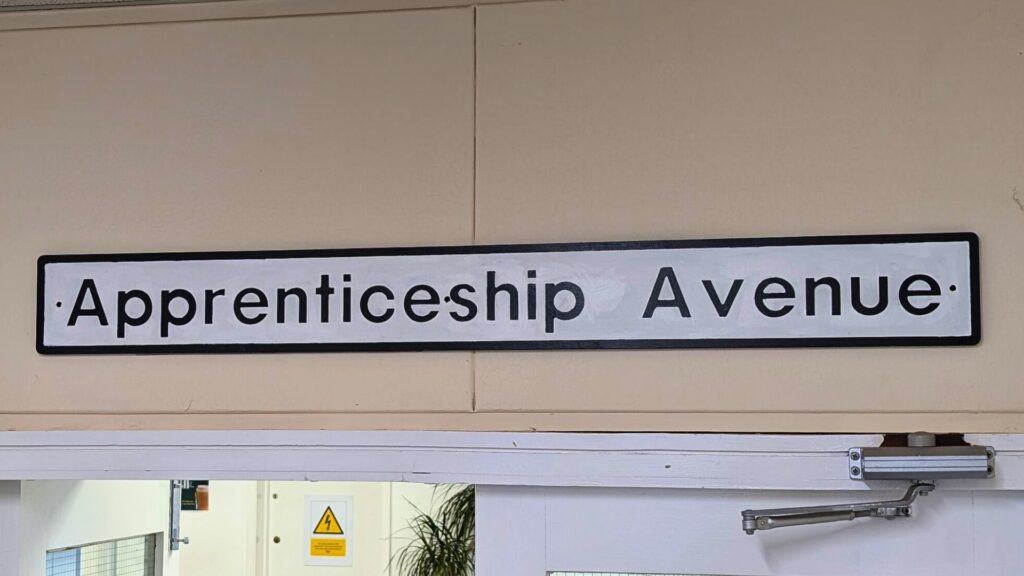 Apprenticeship Avenue sign