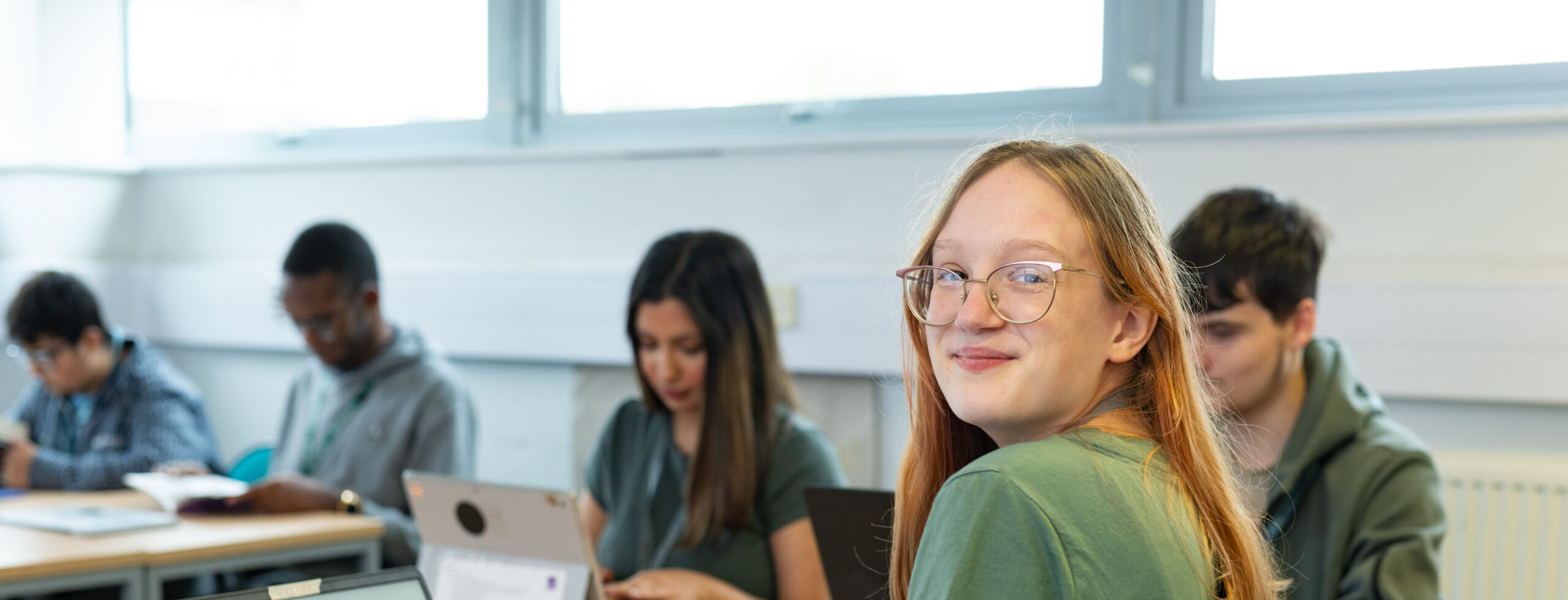 Level 1 Foundation Studies student smiling
