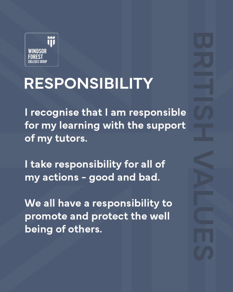British Values - Responsibility