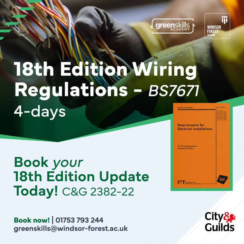 18th edition wiring