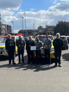 Vehicles donated by London Gatwick