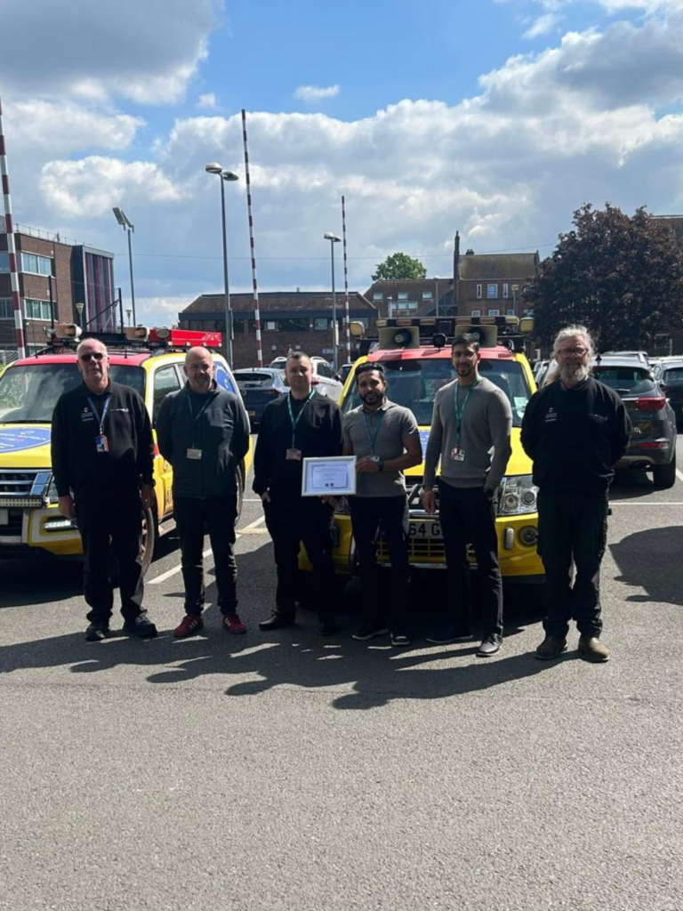 Vehicles donated by London Gatwick