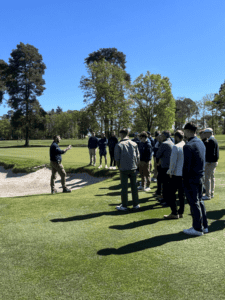 Students at North Hants Golf Club